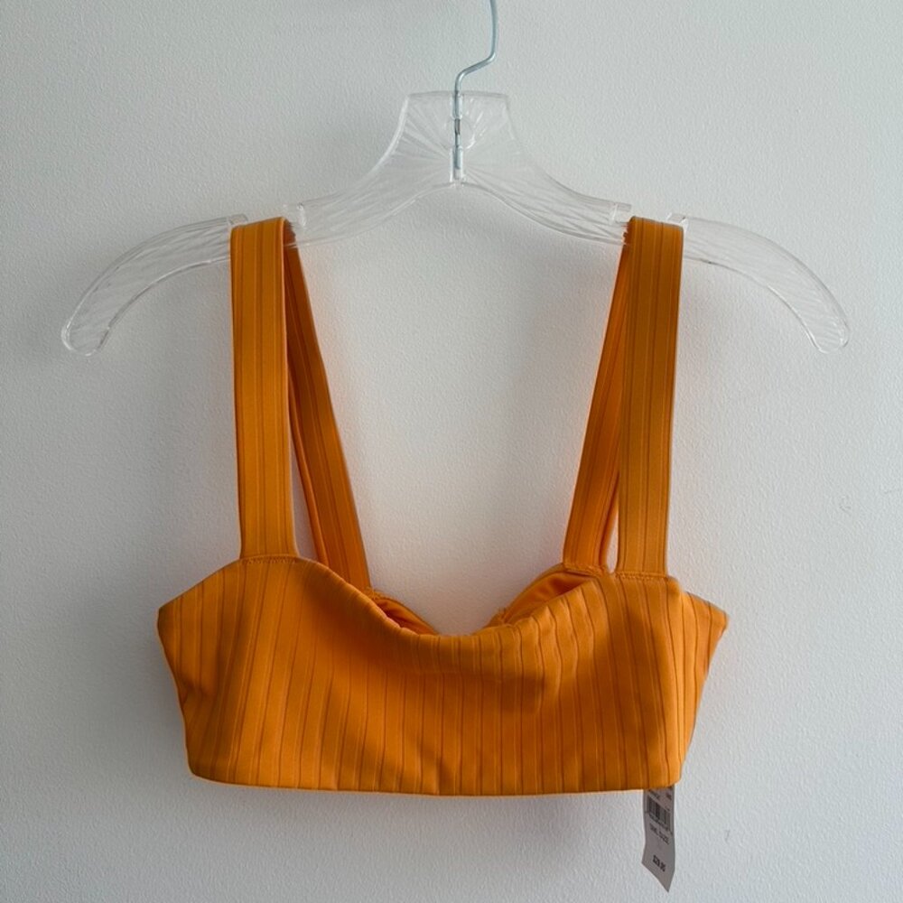 Pacsun Swim Women's Orange Bikini Top Swimwear Size Small NWT